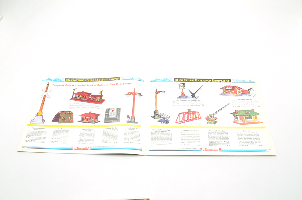 Collection of American Flyer Train Catalogs