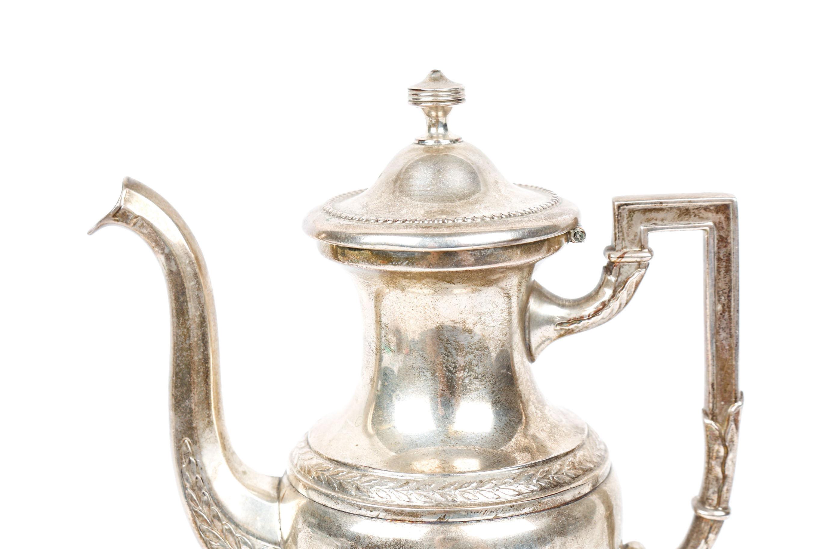 Vintage Silver Plate on Copper Teapot