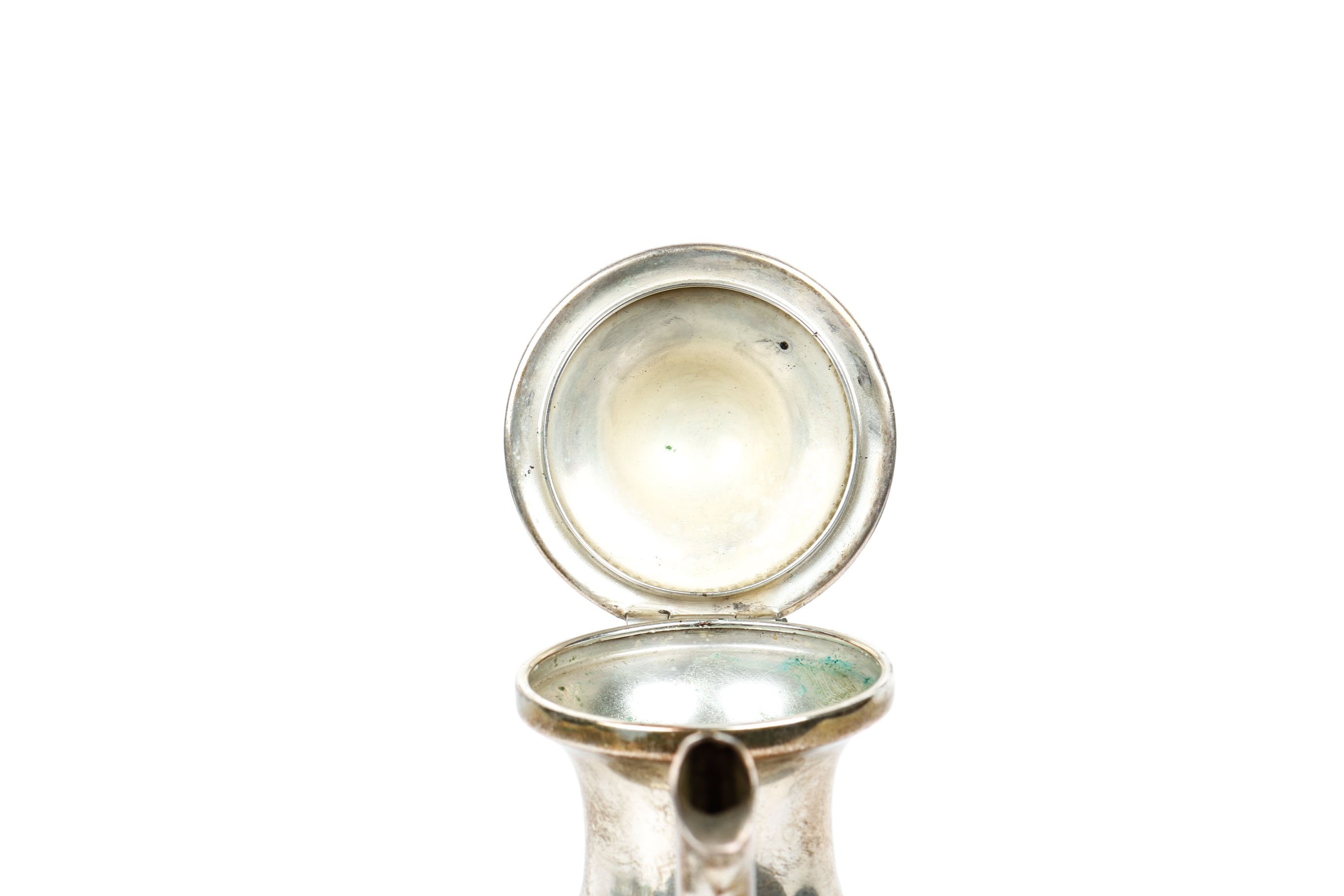 Vintage Silver Plate on Copper Teapot