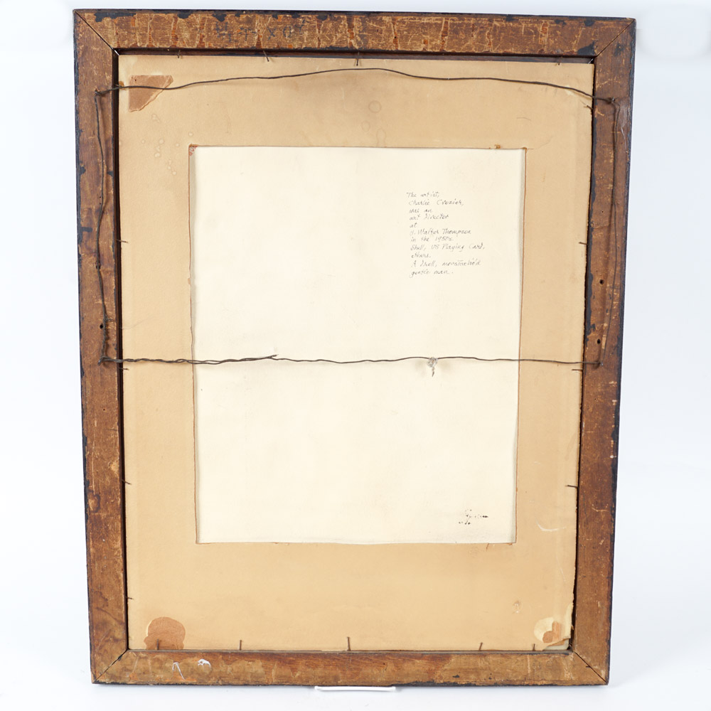 Charles Crozier Watercolor "Grey Day in Manhattan"