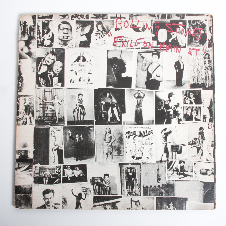 Vintage Rolling Stones "Exile on Main Street" Double-LP Album
