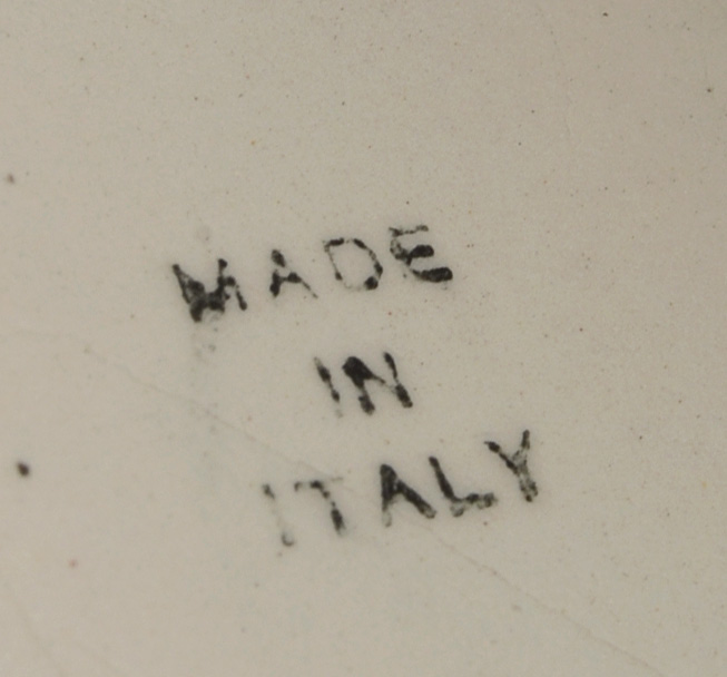 White Ceramic Cherub Bowl