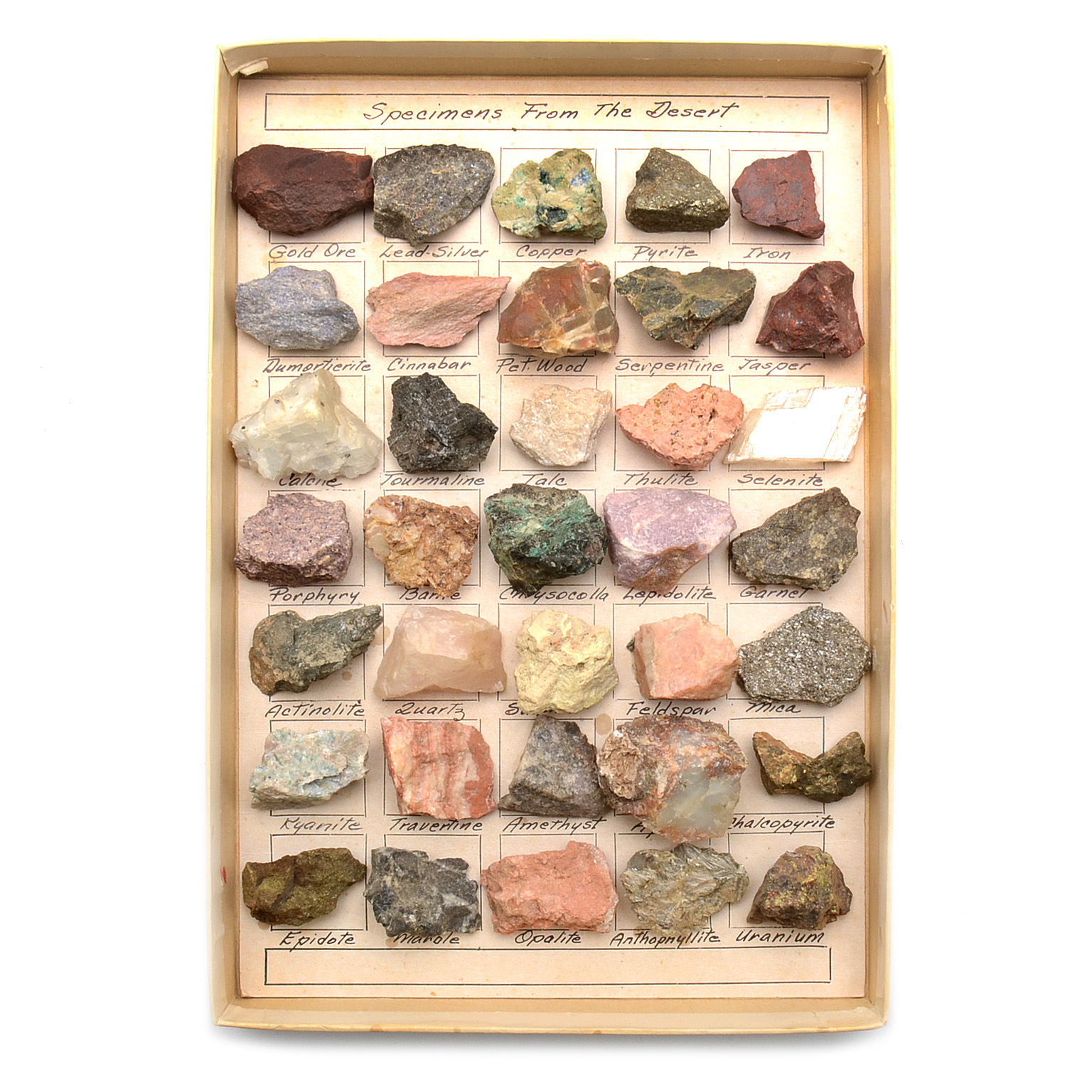 Mineral Specimens From the Desert