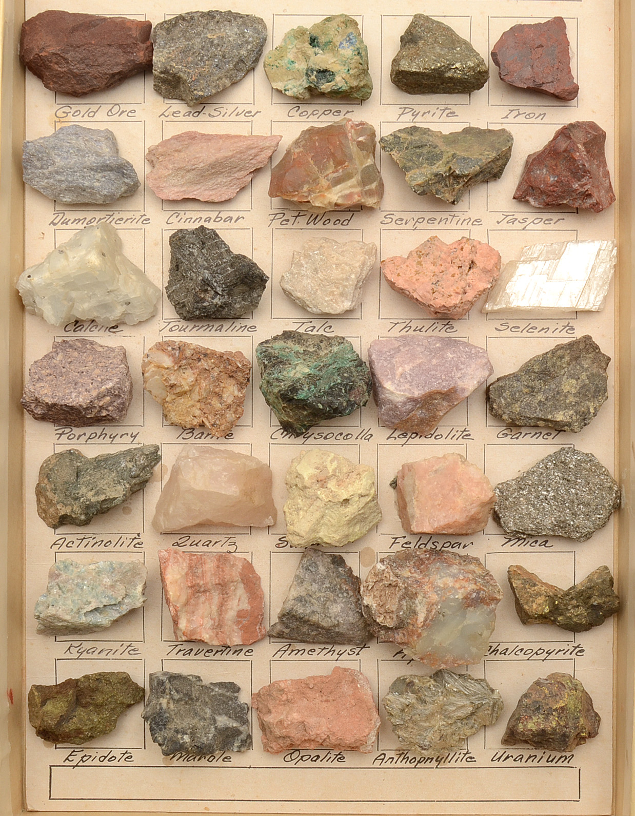 Mineral Specimens From the Desert