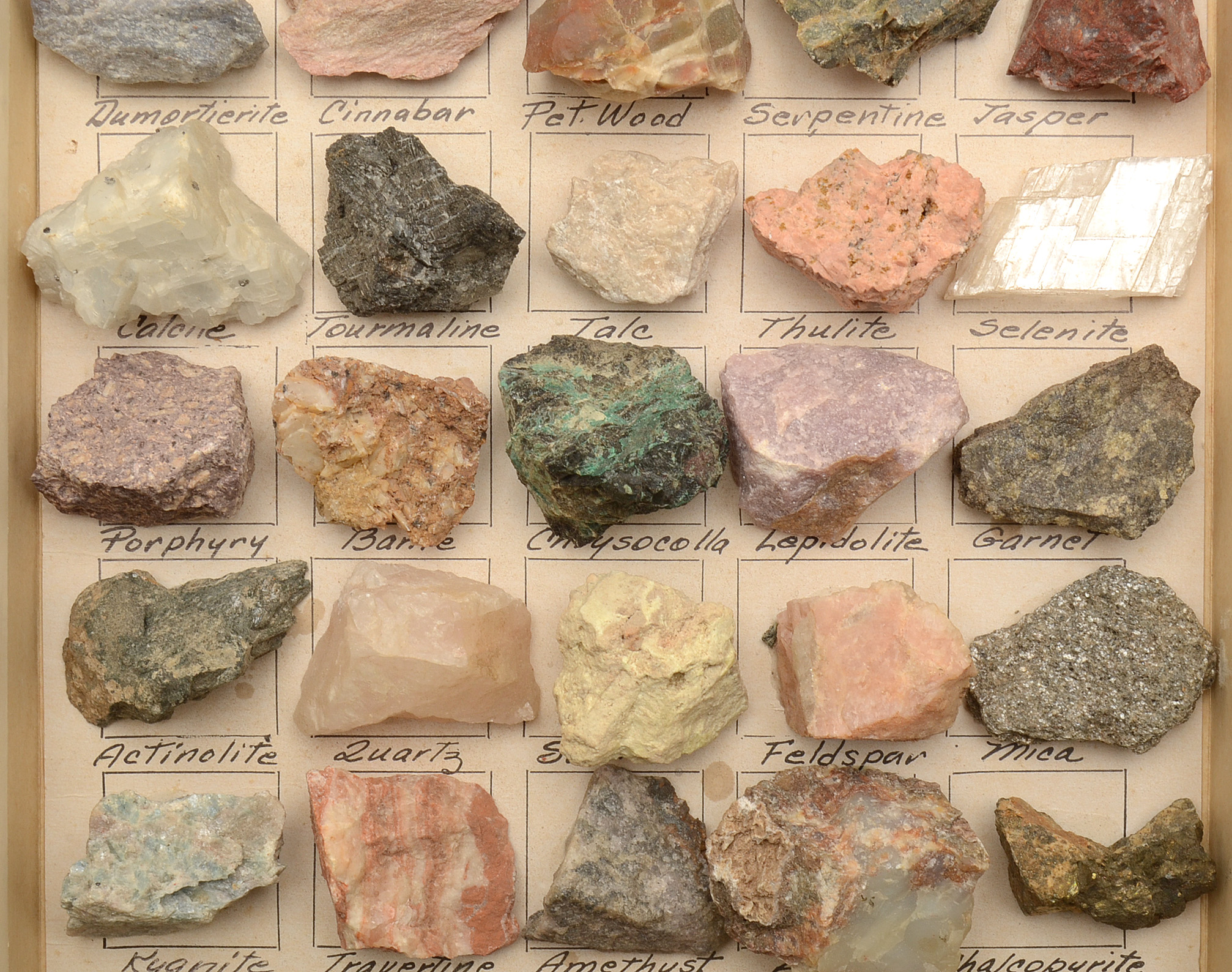 Mineral Specimens From the Desert