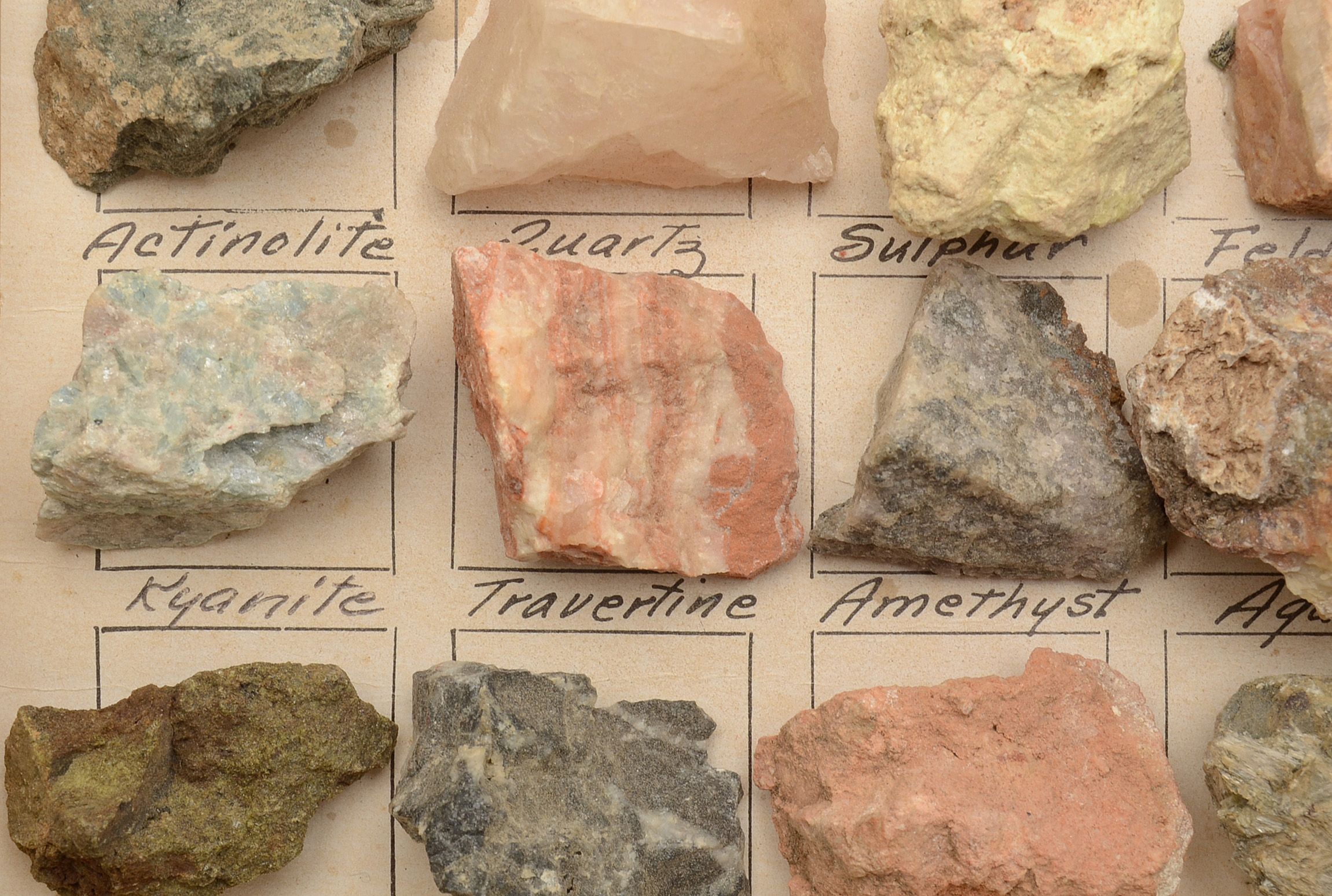 Mineral Specimens From the Desert