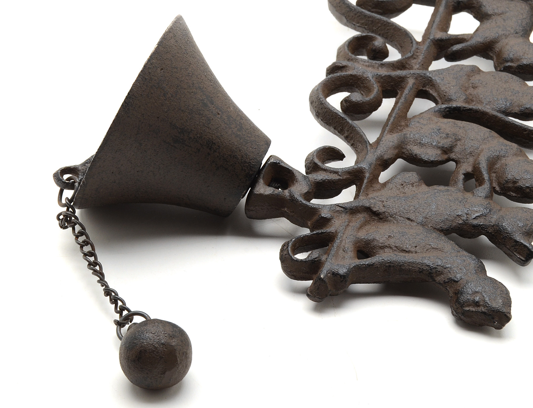 Vintage Cast Iron Wall Mount Bell