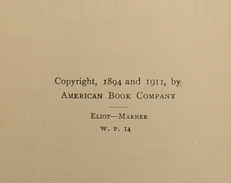 Antique Hardcover Books Including "Silas Marner" by George Eliot