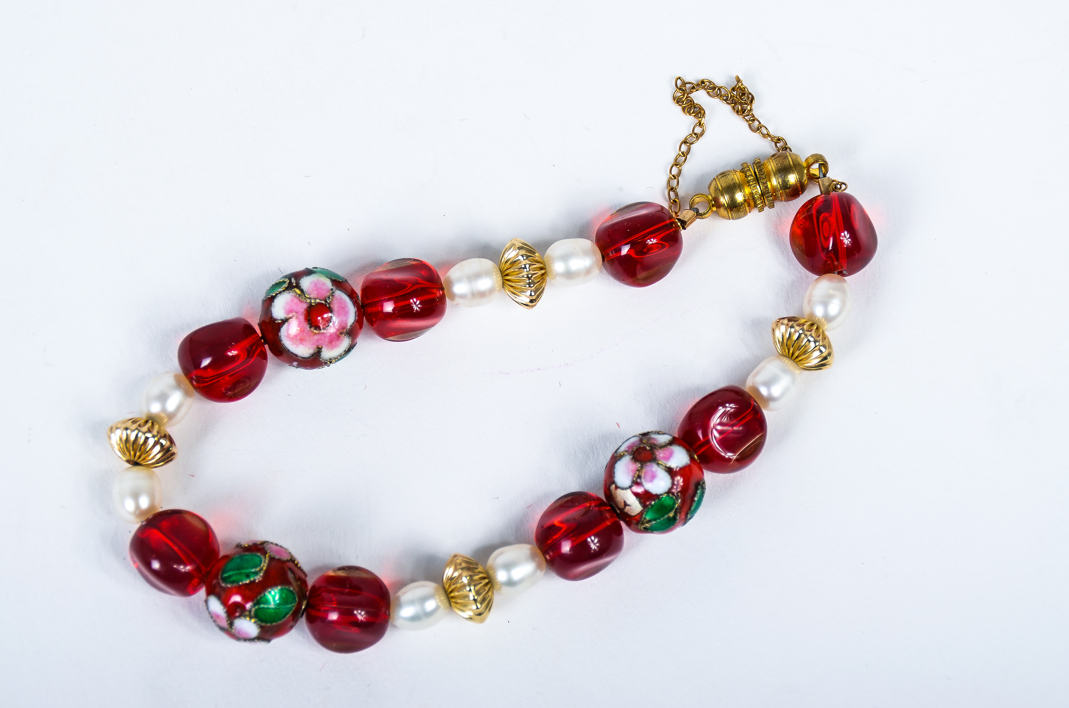 Cloisonné Beaded Parure