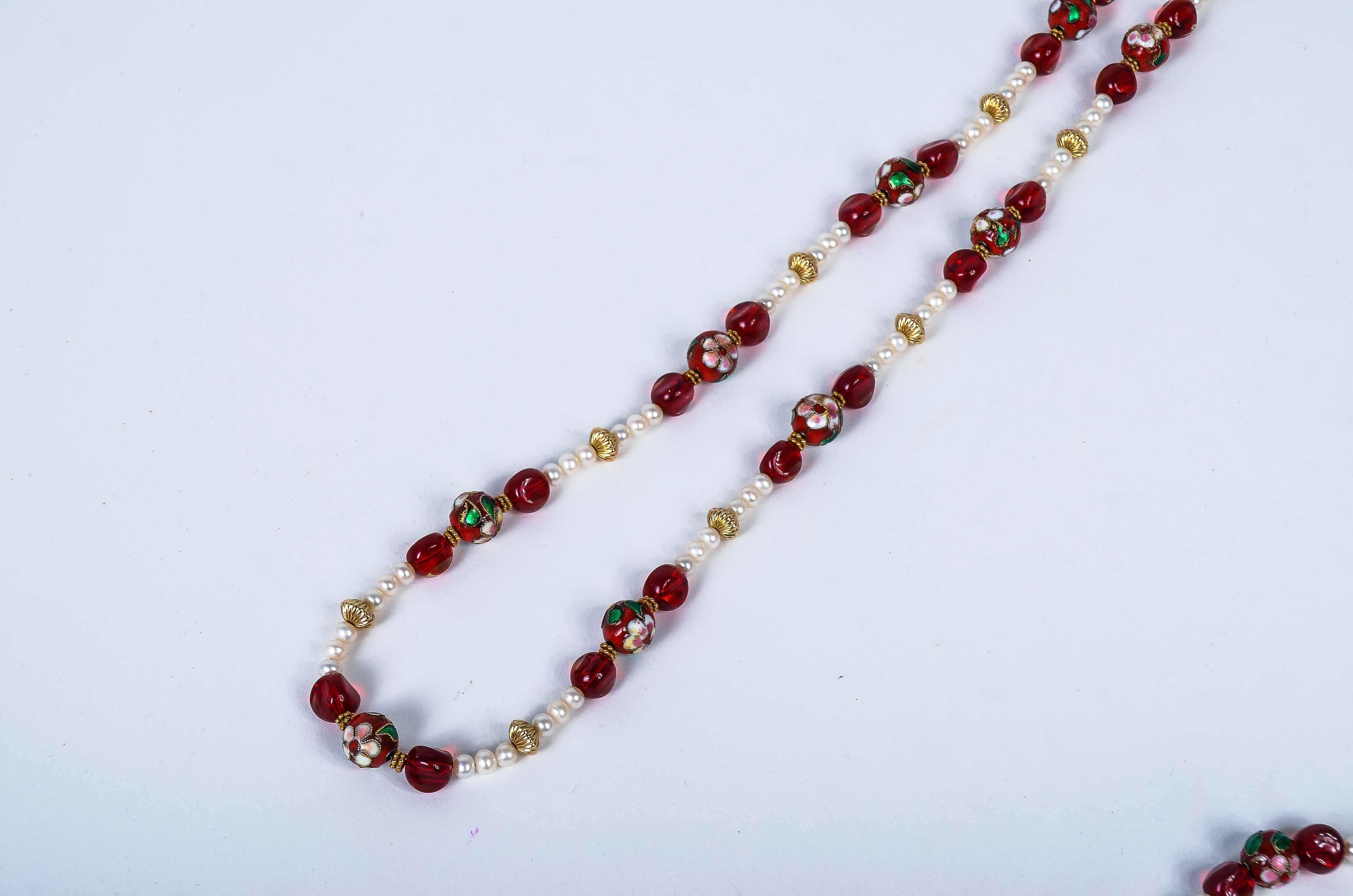 Cloisonné Beaded Parure