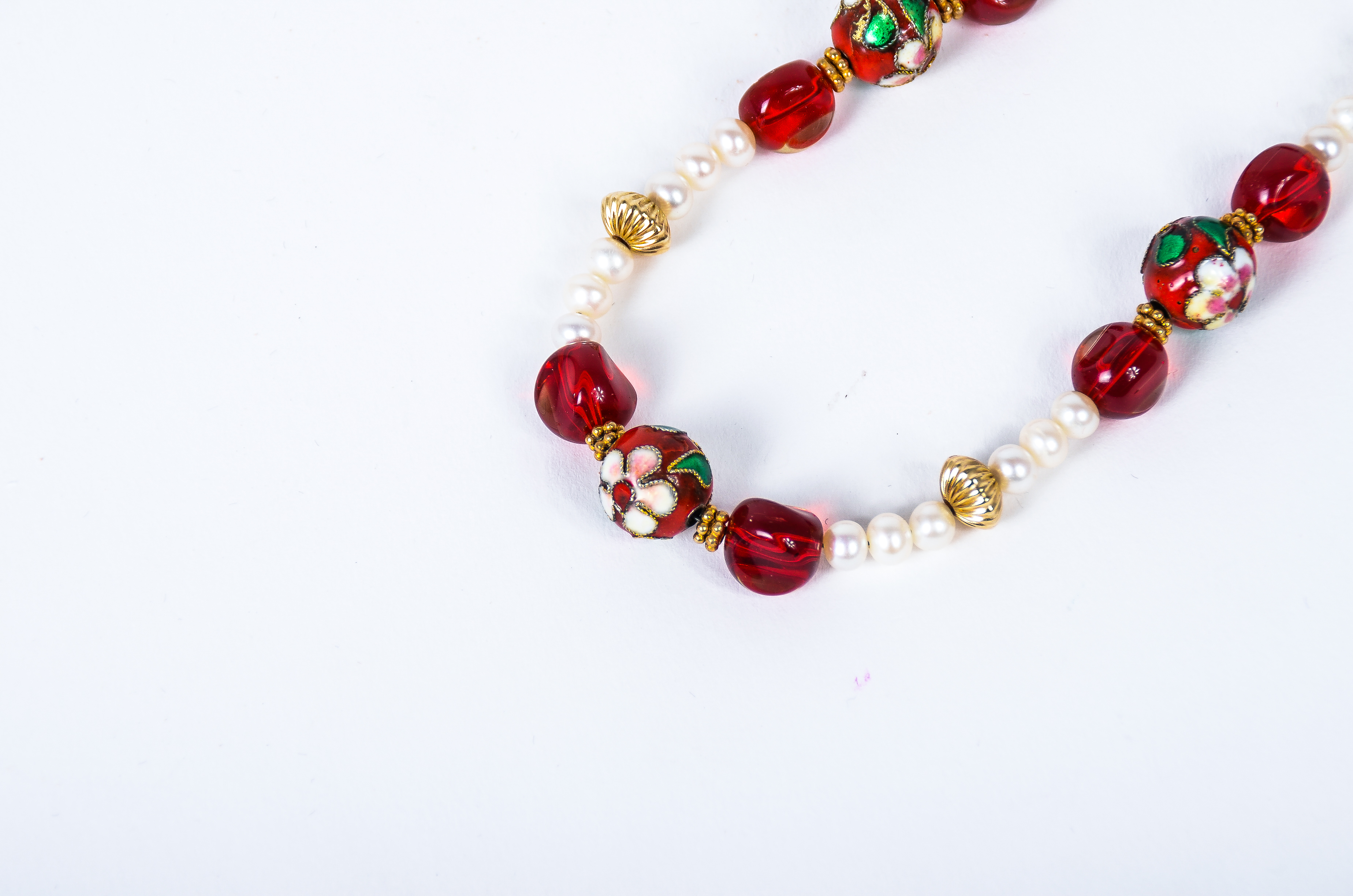Cloisonné Beaded Parure
