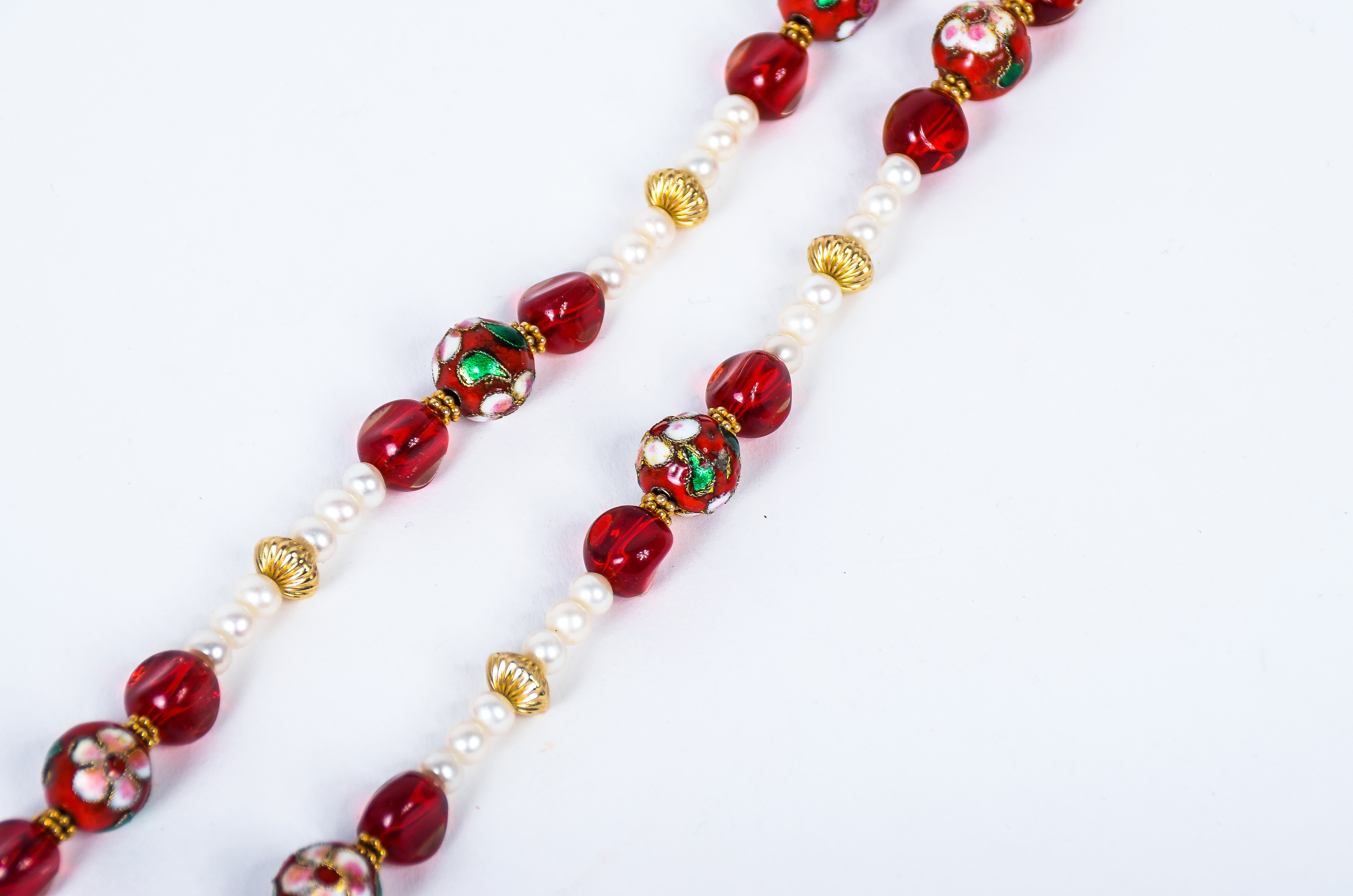 Cloisonné Beaded Parure