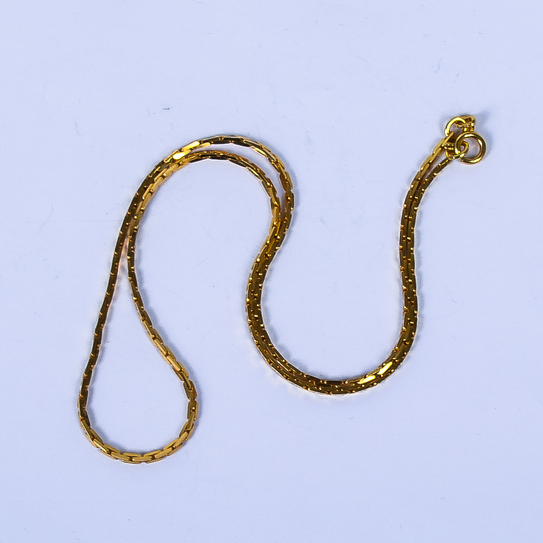 14K Yellow Gold Boston Link Chain