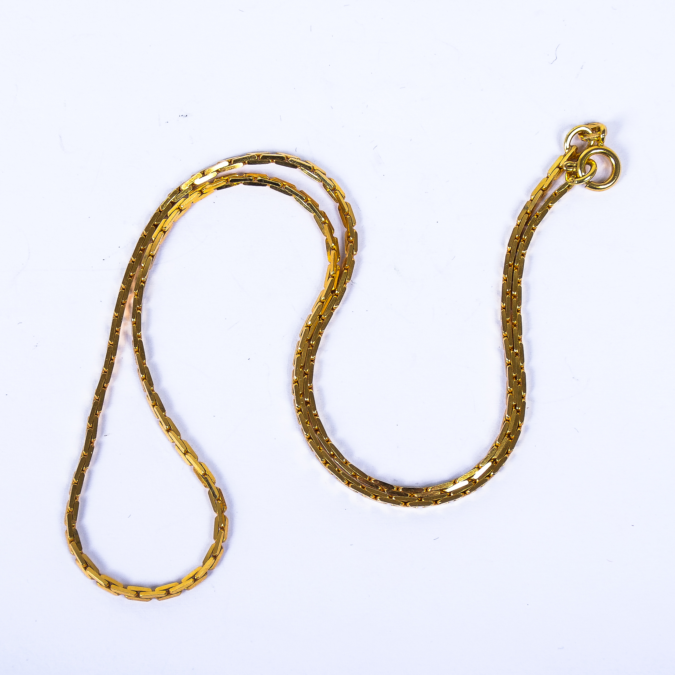 14K Yellow Gold Boston Link Chain