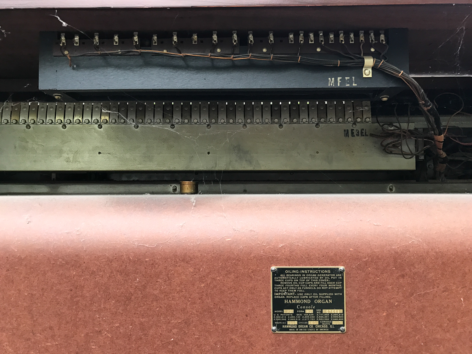 1950s Hammond M3 Electric Spinet Organ