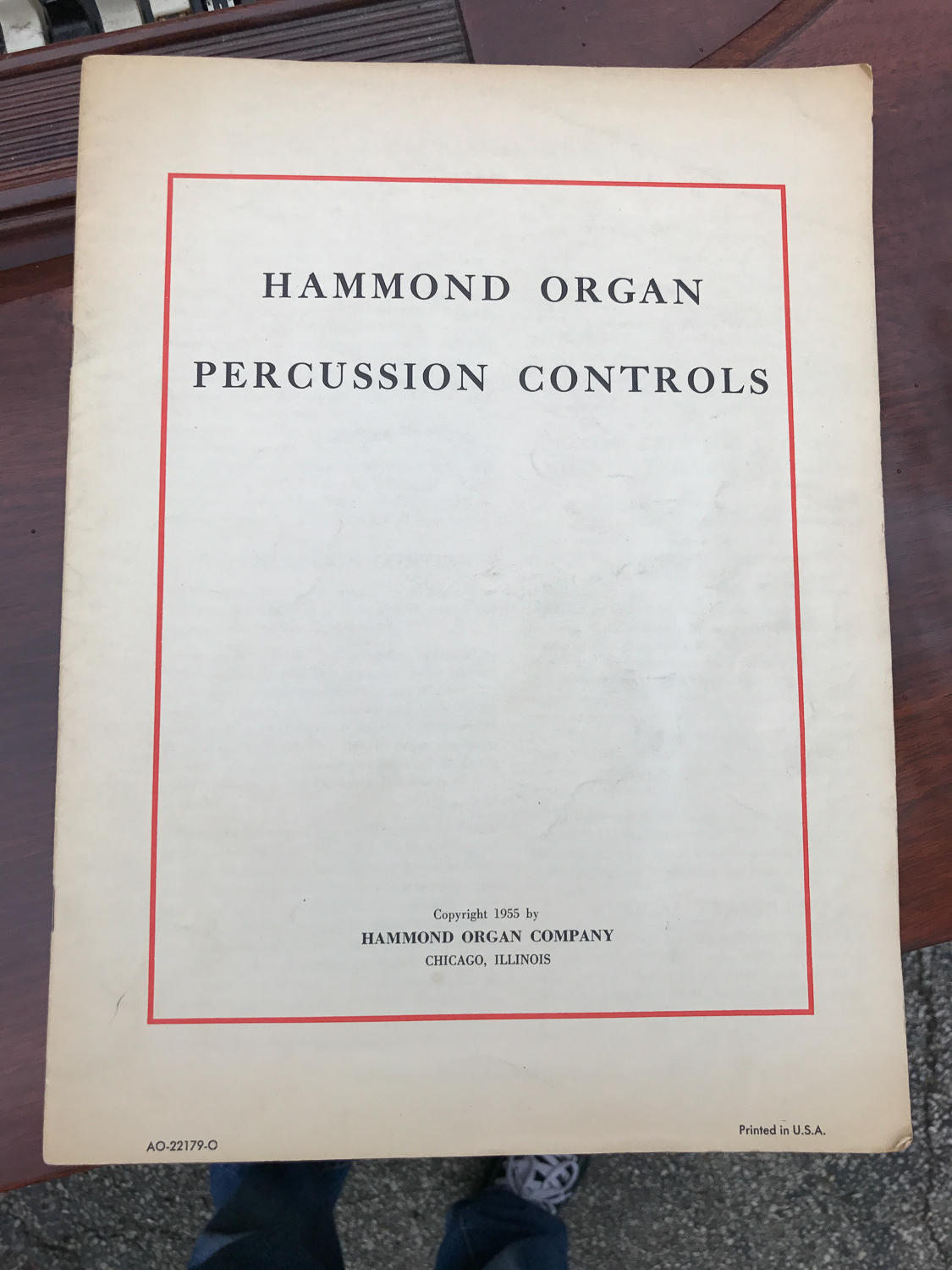 1950s Hammond M3 Electric Spinet Organ