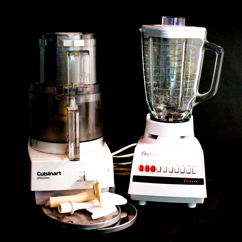 Osterizer Blender and Cuisinart Original Food Processer