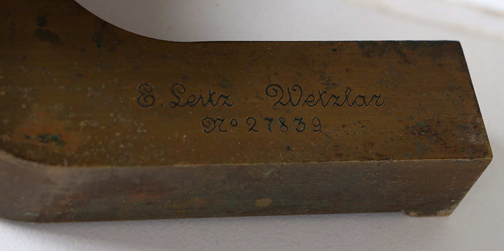 1893 Ernst Leitz Wetzlar Microscope and Case