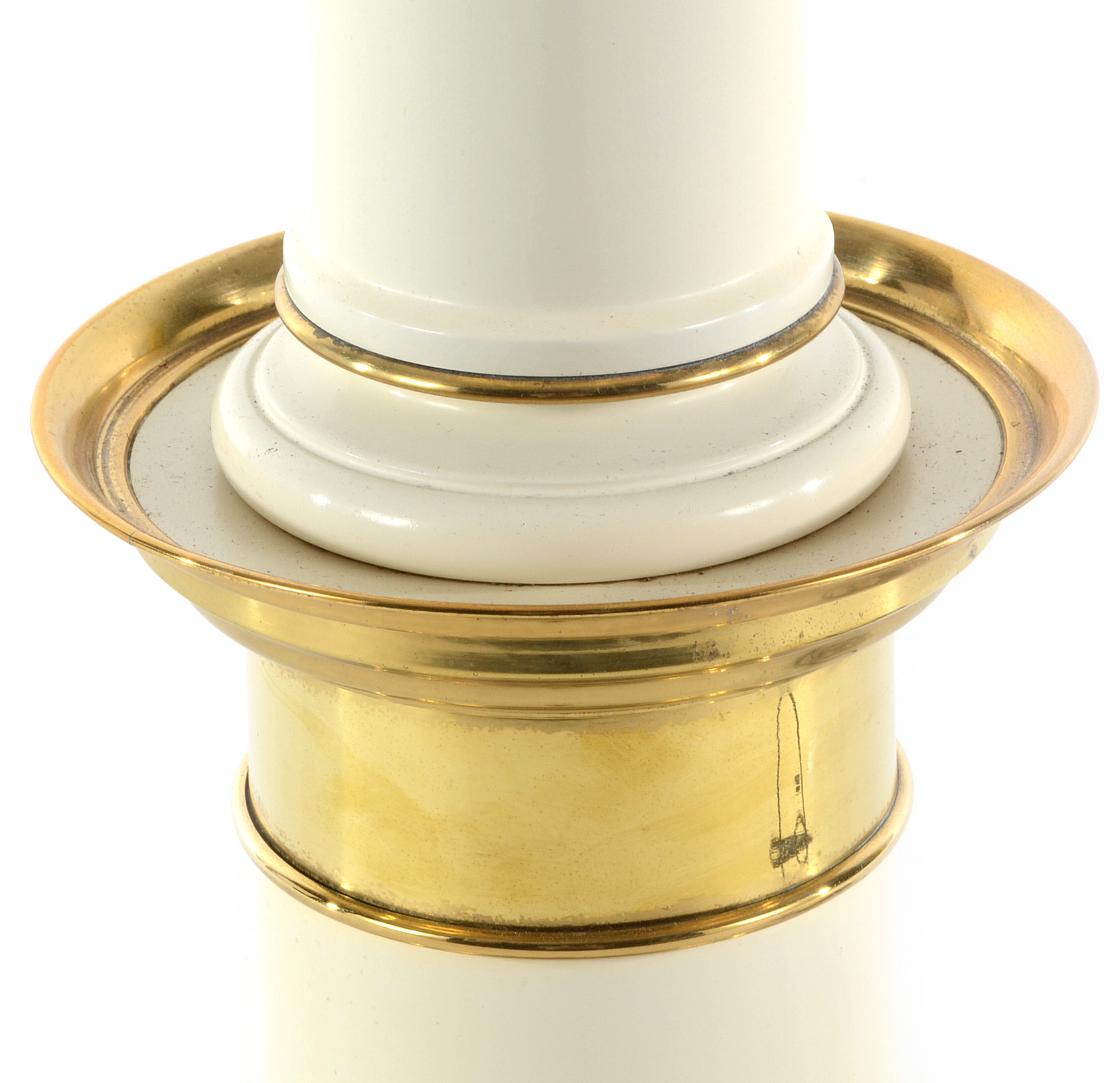 Ceramic and Brass Table Lamp