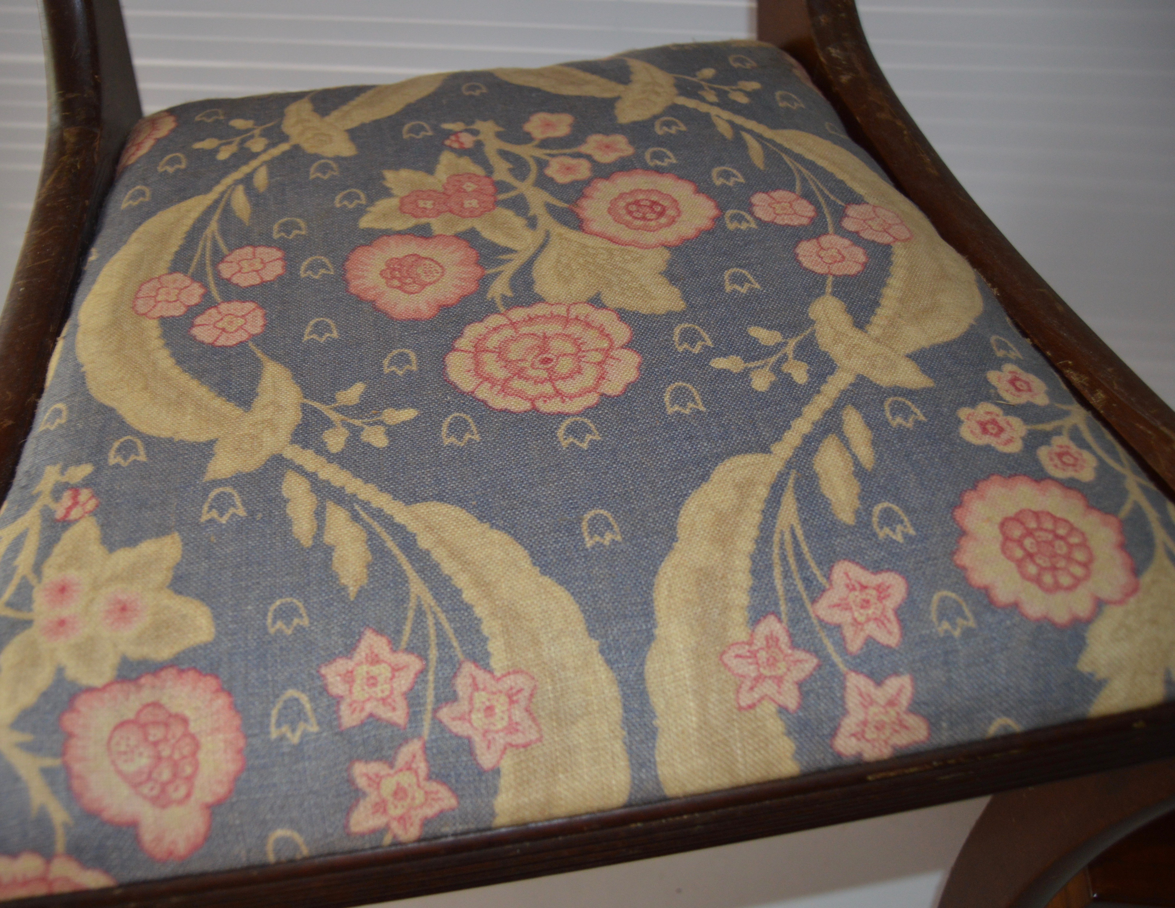 Antique Lap Desk With Vintage Side Chair and Wood Plane