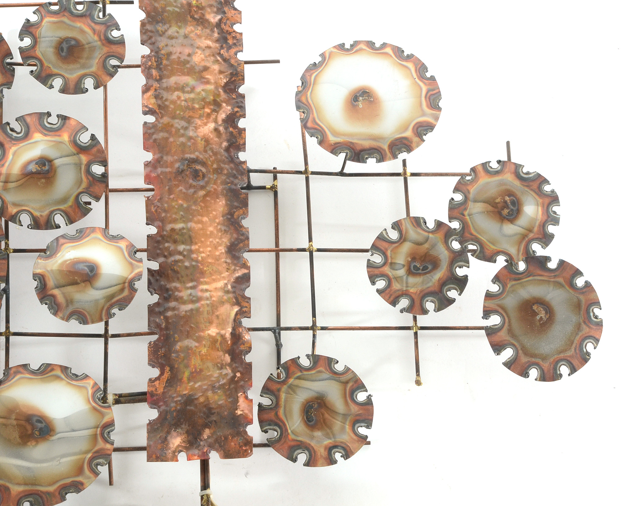 Torch-Cut Metal Wall Sculpture