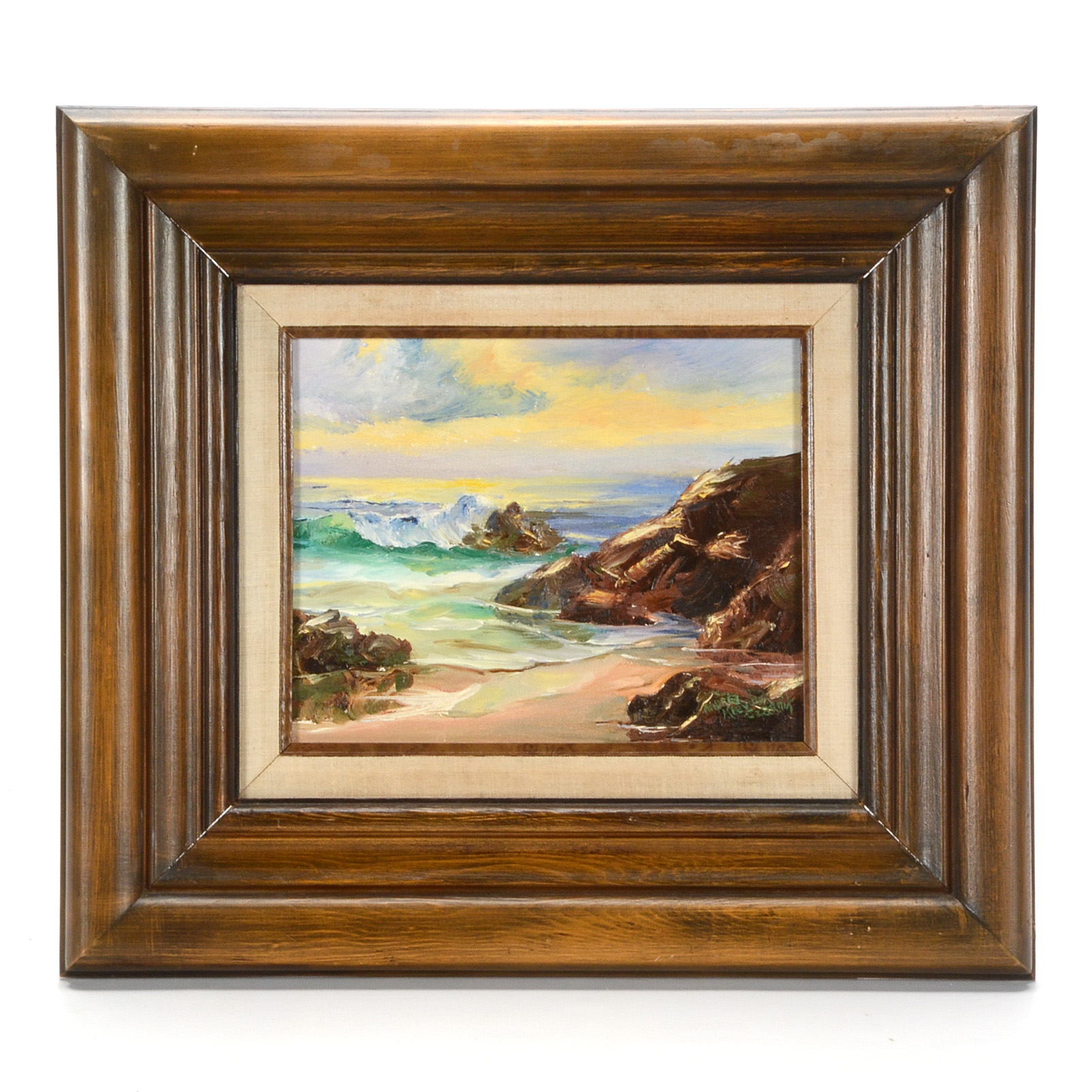 Andrea Kreydick Czarnik Original Oil on Board Seascape