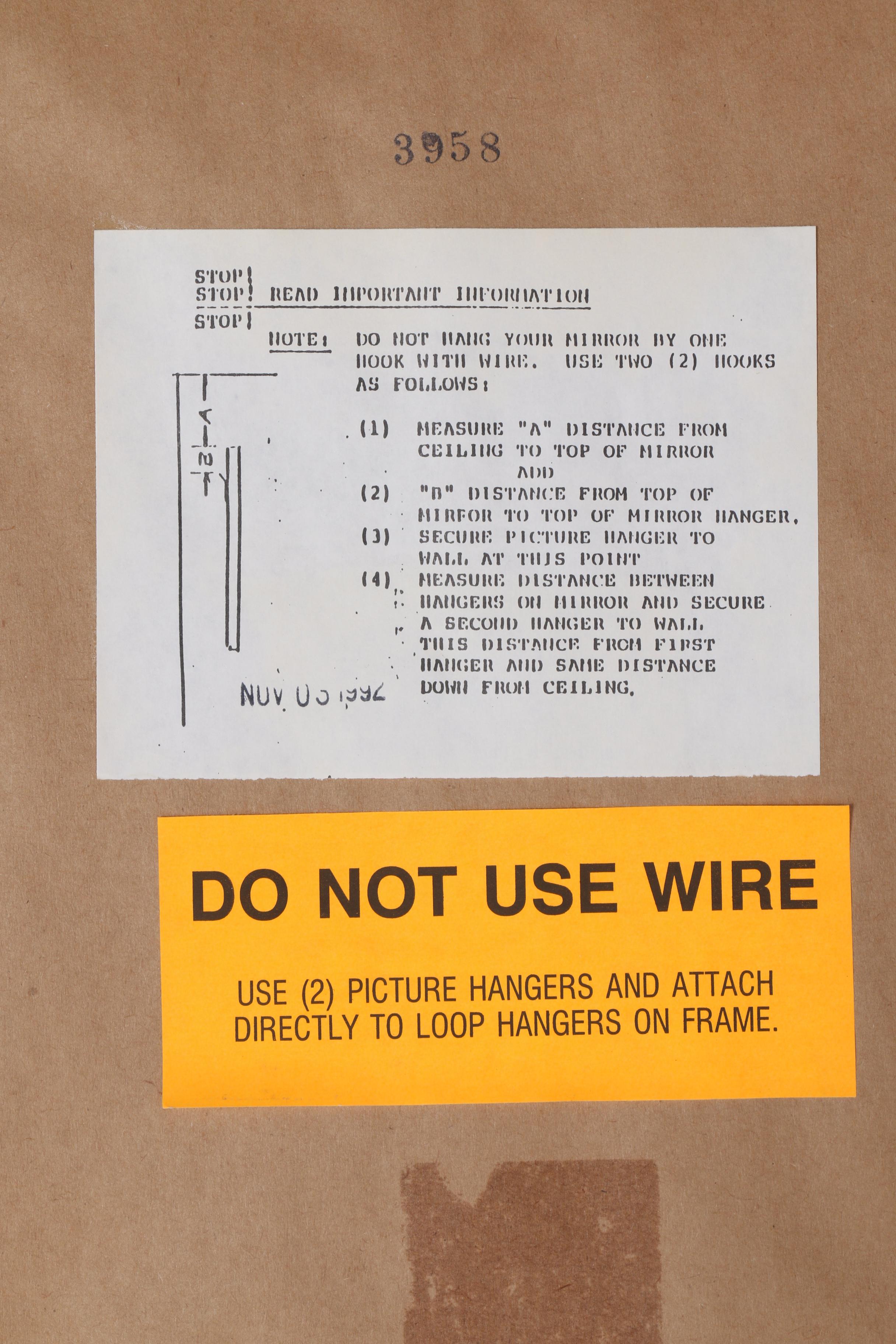 Chinese Inspired Carved Wooden Scenes in Mirrored Frames
