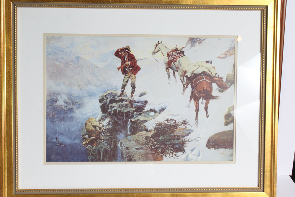 Pair of Nature Themed Offset Lithographs