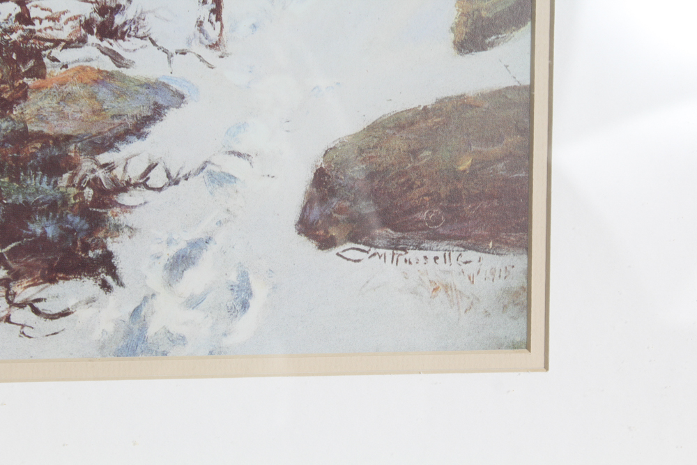 Pair of Nature Themed Offset Lithographs