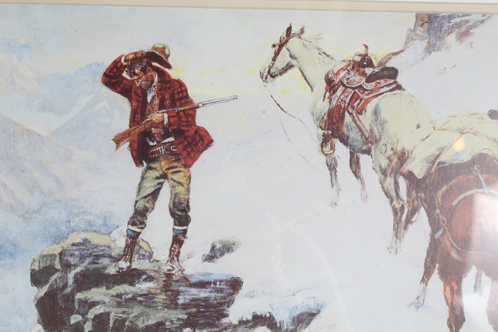 Pair of Nature Themed Offset Lithographs