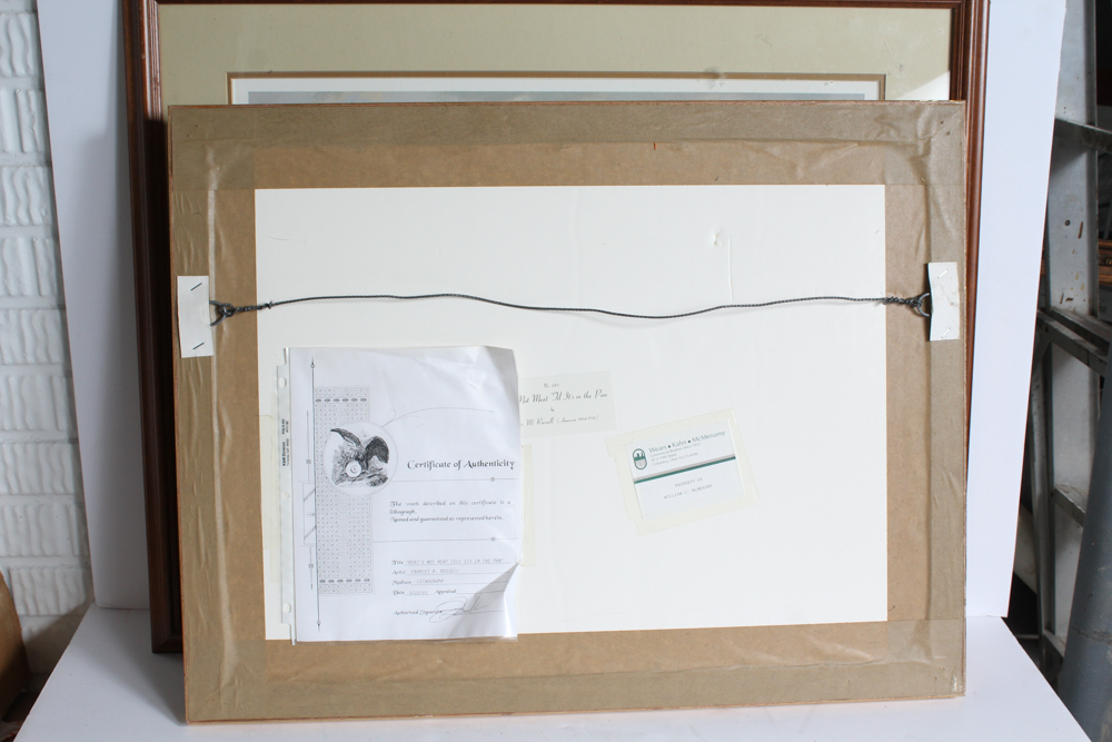 Pair of Nature Themed Offset Lithographs