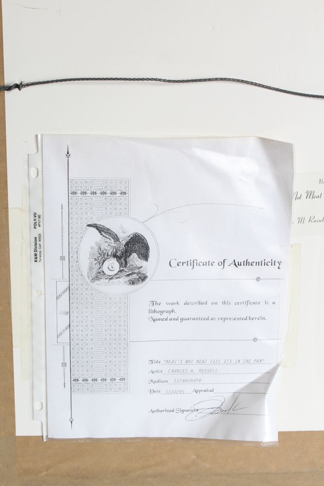 Pair of Nature Themed Offset Lithographs