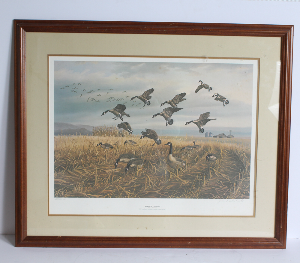 Pair of Nature Themed Offset Lithographs