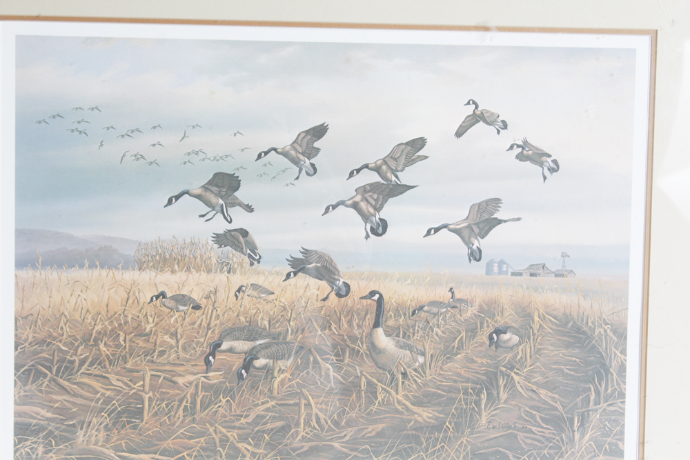 Pair of Nature Themed Offset Lithographs