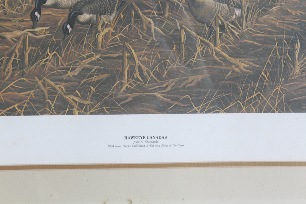 Pair of Nature Themed Offset Lithographs