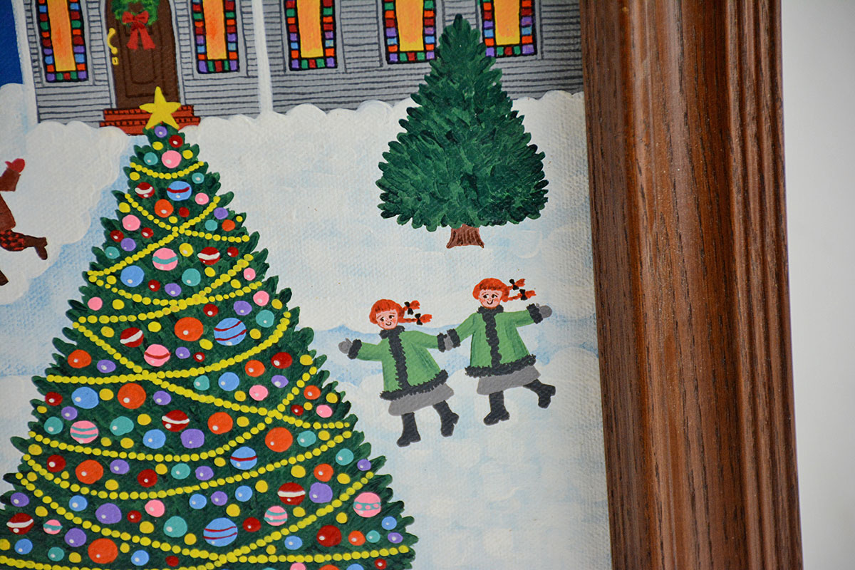 Framed Original Acrylic on Canvas  By Joanne Case