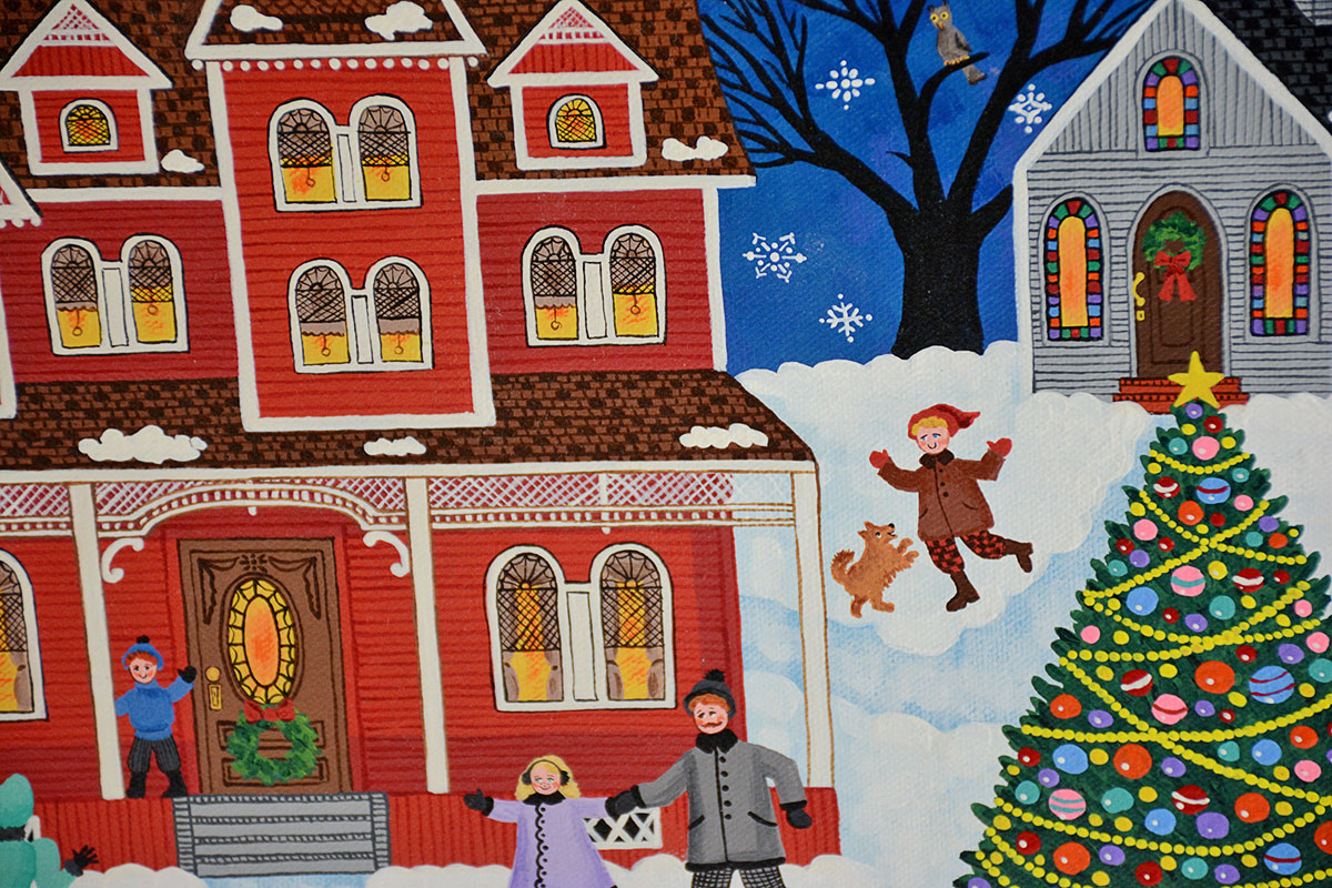 Framed Original Acrylic on Canvas  By Joanne Case