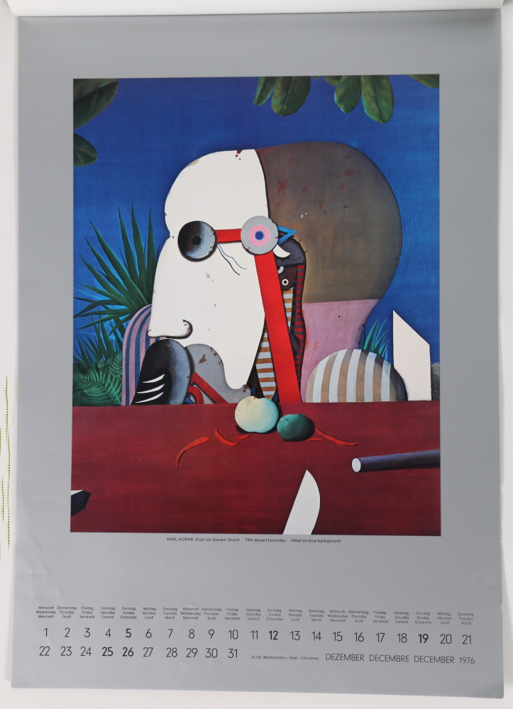 Vintage Calendars With Reproduction Prints