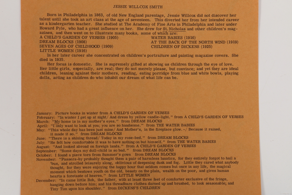 Vintage Calendars With Reproduction Prints