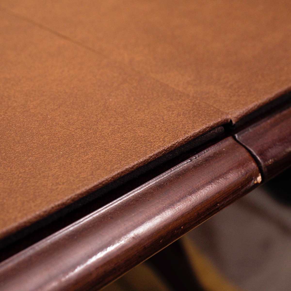 Vintage Duncan Phyfe Style Double Pedestal Dining Table With Leaf Inserts