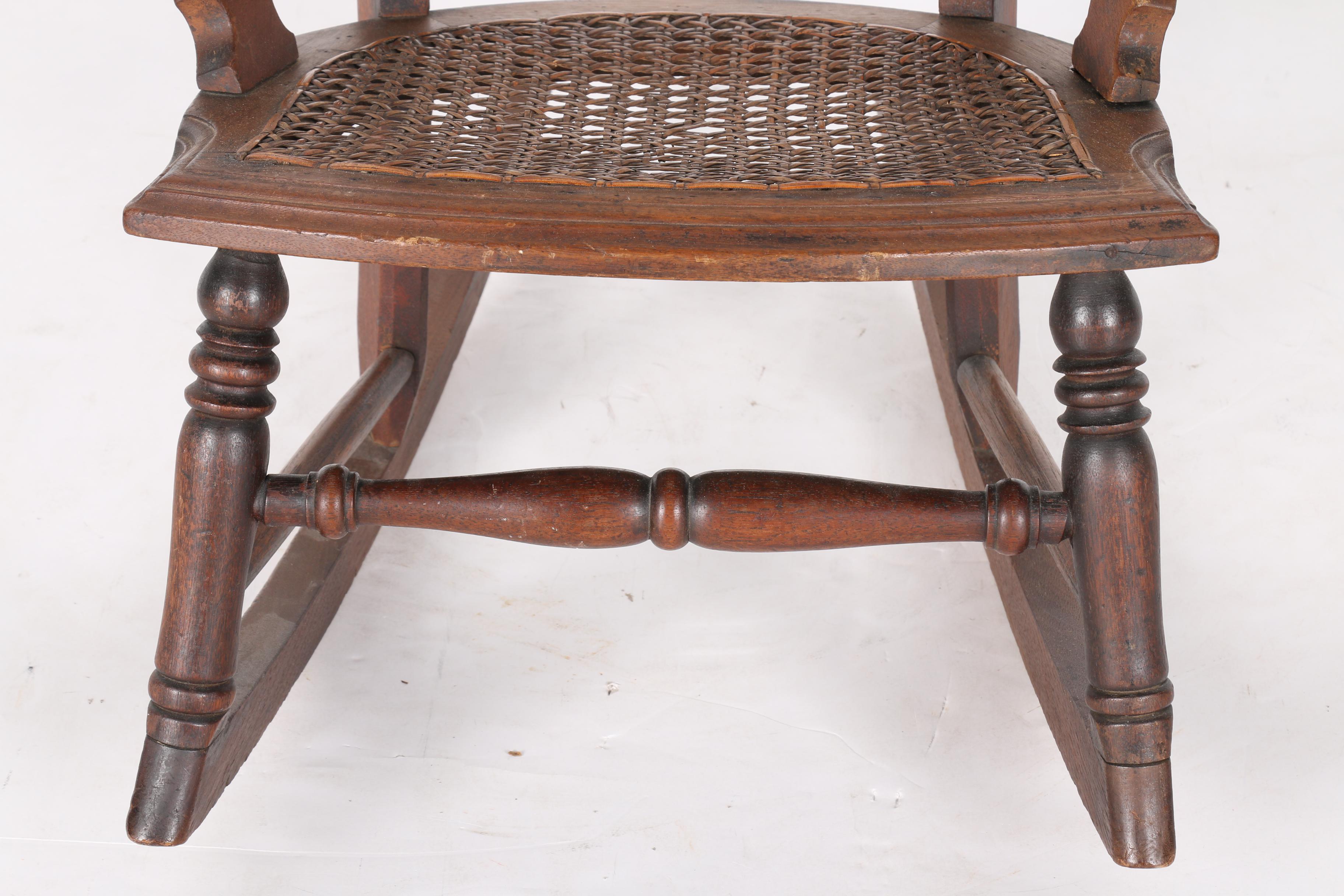 Antique Eastlake Children's Rocking Chair