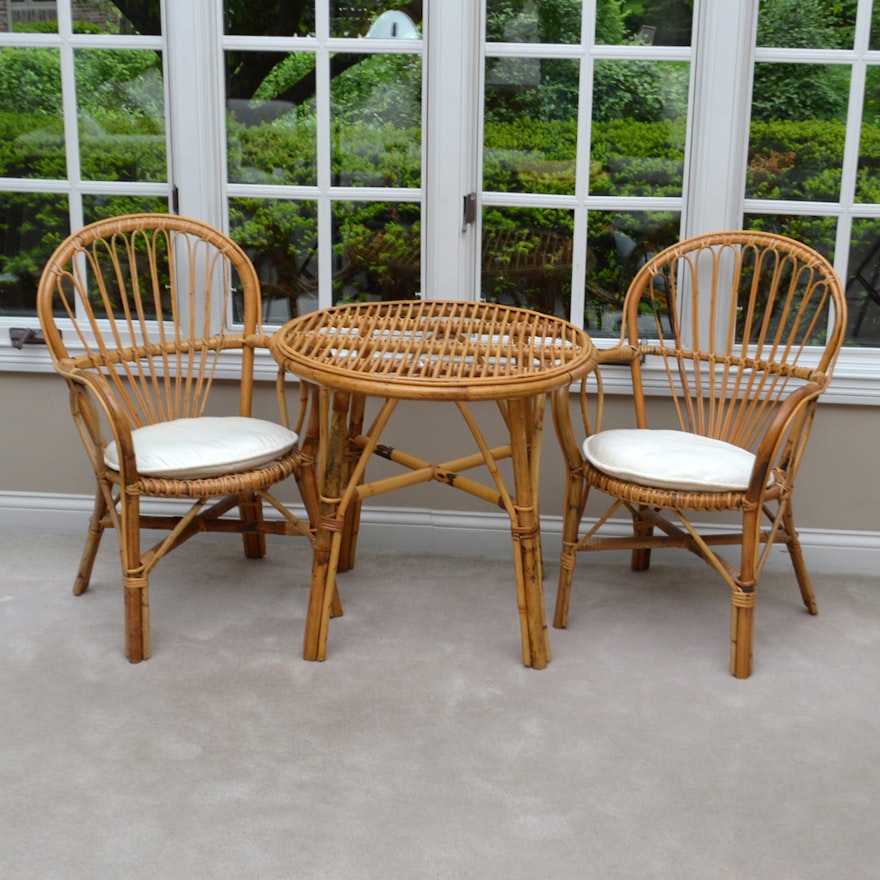 Bent Wood Chairs and Table
