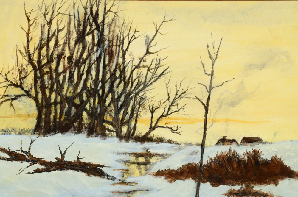 Robert Schoellkopf Original Acrylic Painting on Canvas