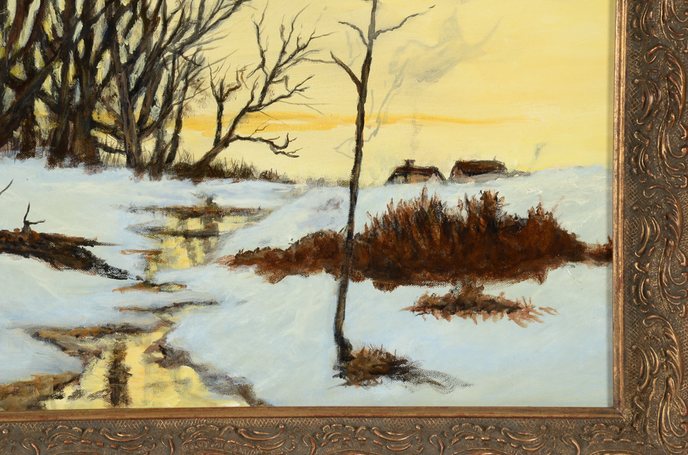 Robert Schoellkopf Original Acrylic Painting on Canvas