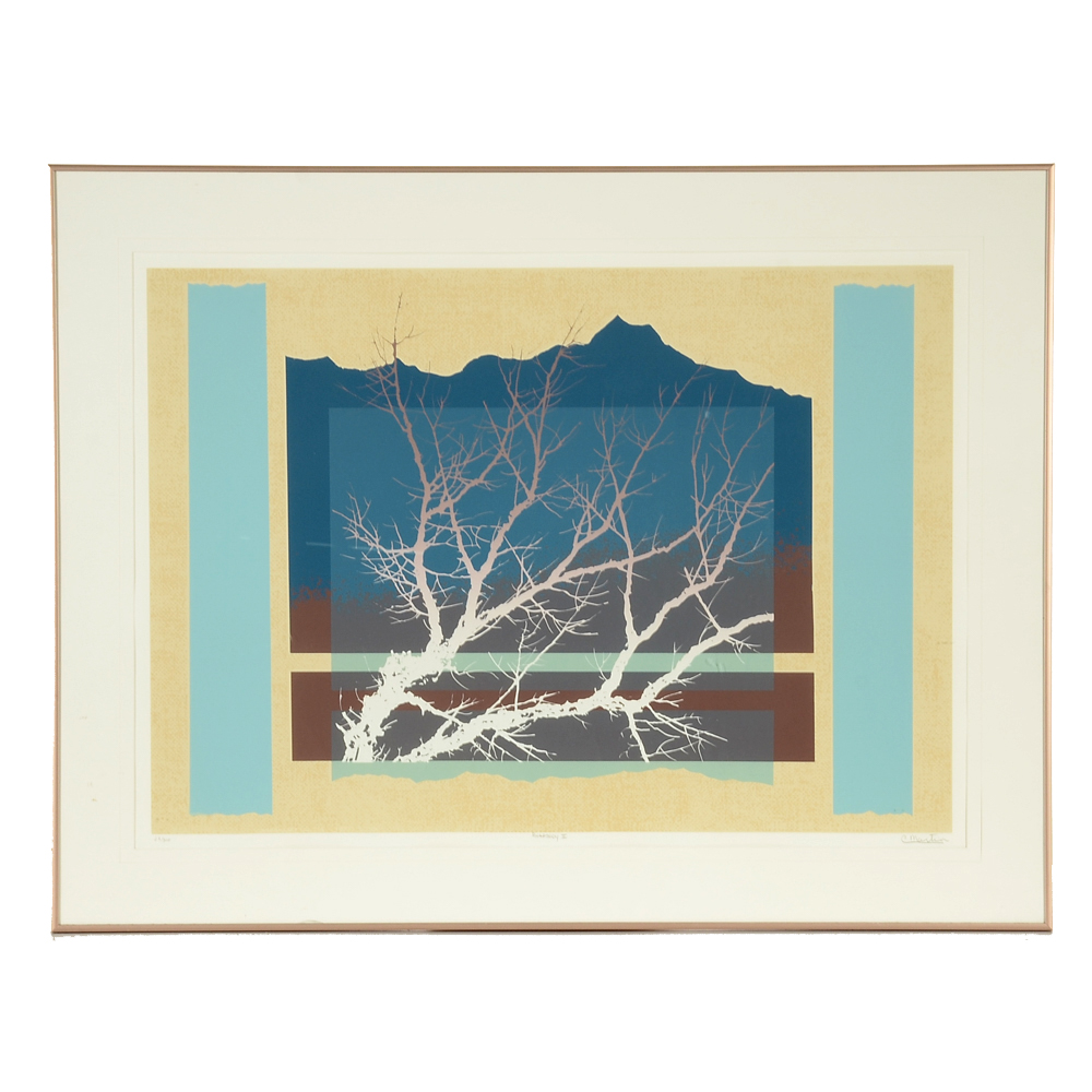 C. Martin Signed Limited Edition Serigraph "Rhapsody II"