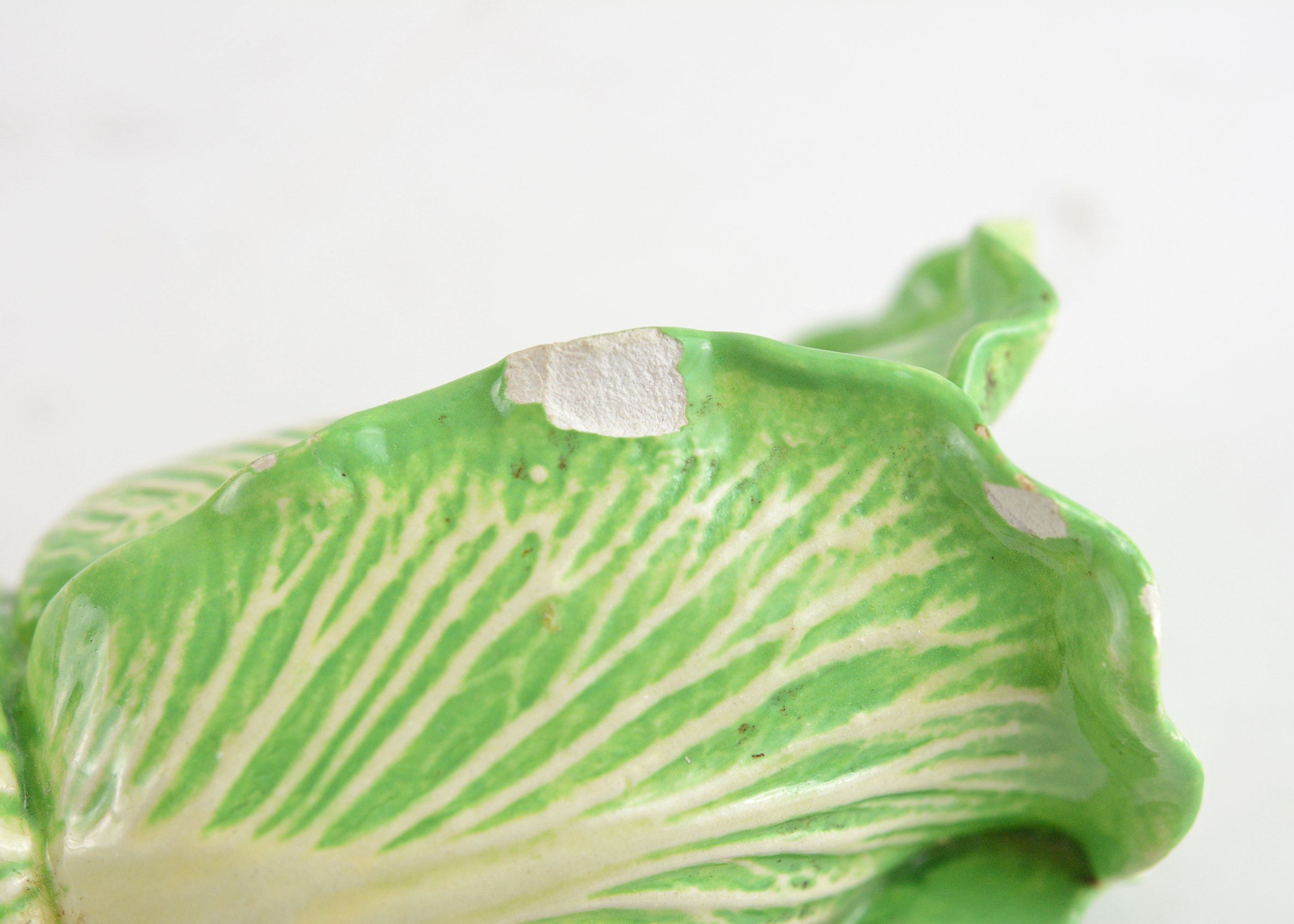 Signed Lettuce Candleholder by Dodie Thayer