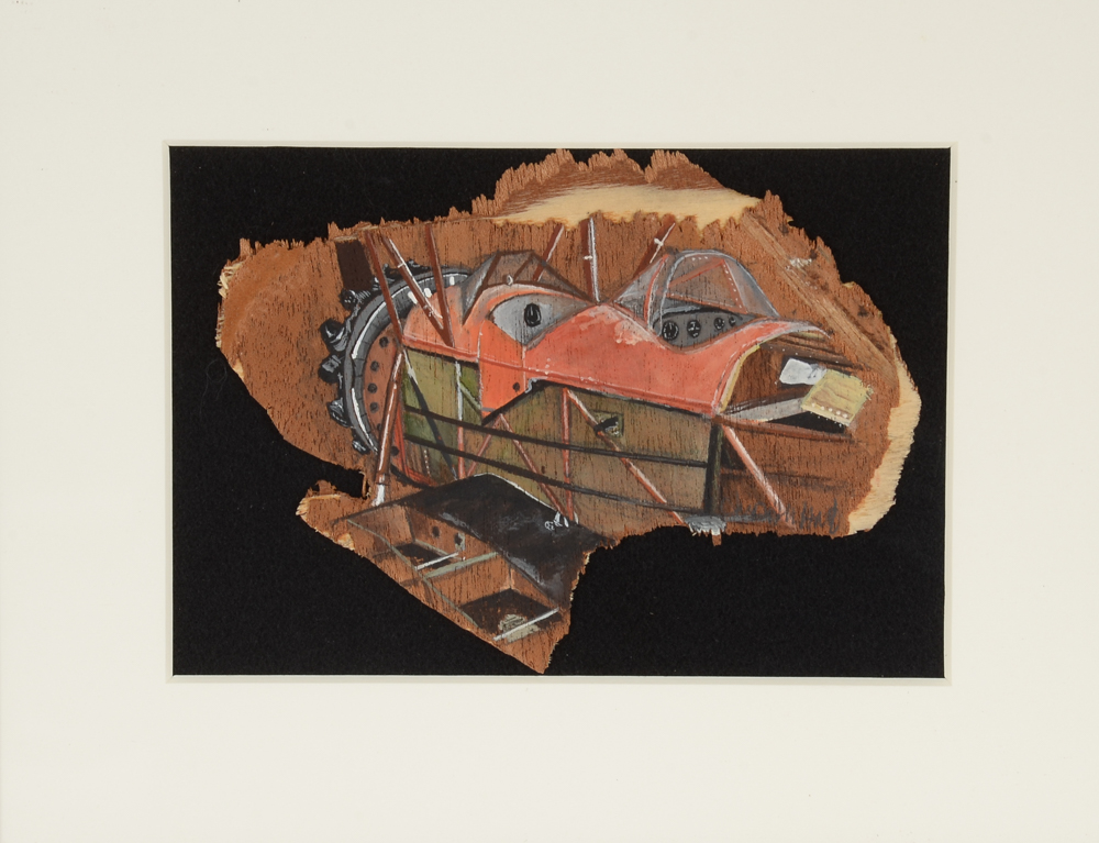 Judith Lamb Original Oil & Acrylic on Salvaged Plywood