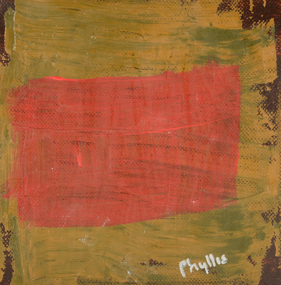 Five Phllis Rinaldi Original Acrylic Abstract Paintings on Canvas