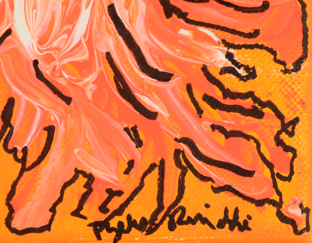 Three Phyllis Rinaldi Original Acrylic Florals on Canvas