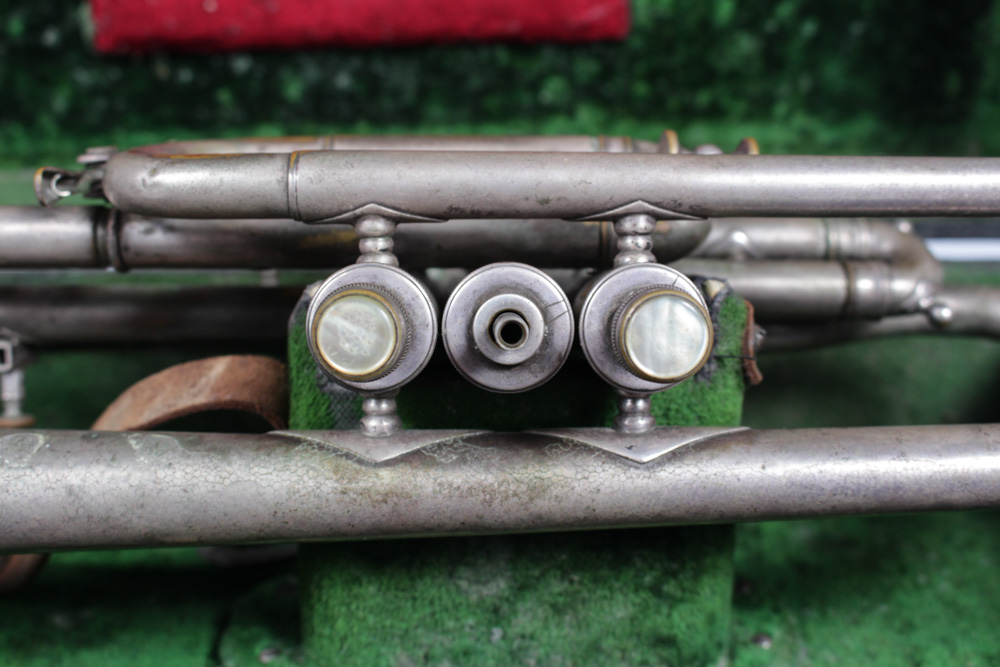 Antique J.W. York and Sons Trumpet